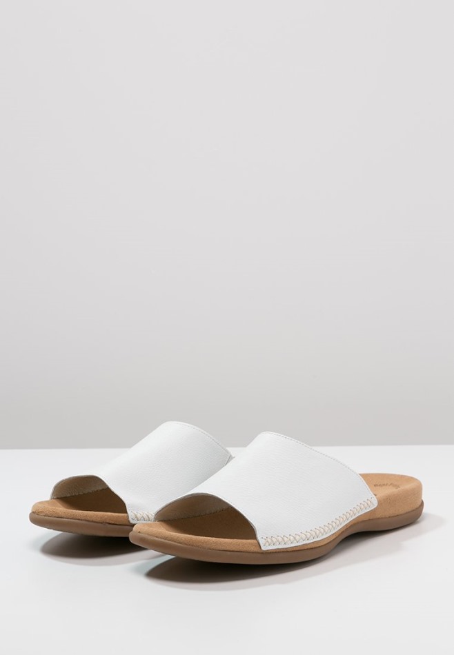 Gabour | Mules Blanches Exclusives